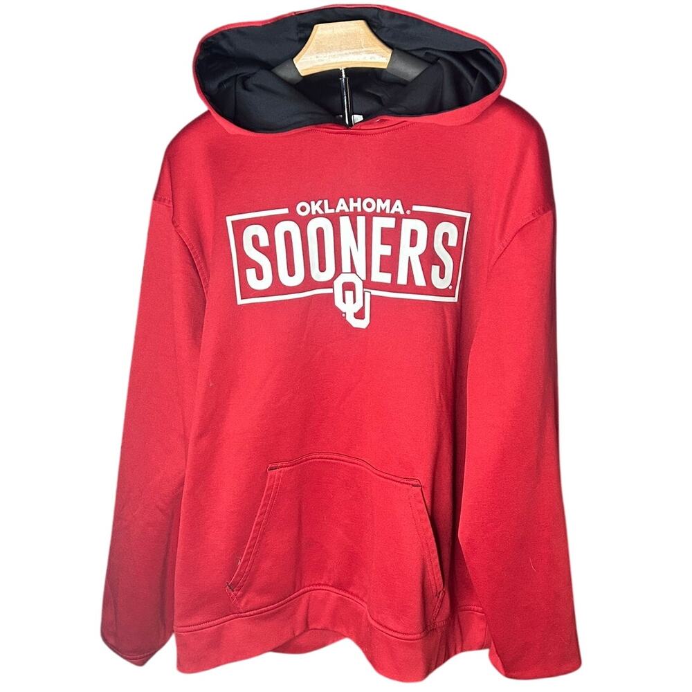 Captivating Apparel Oklahoma Sooners OU Pullover Hoodie size men's large